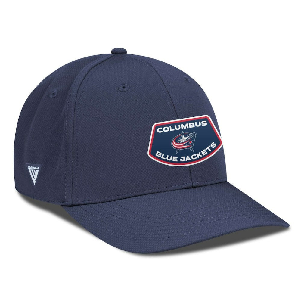 Columbus Blue Jackets Levelwear Rise Skylight Flex Hat - Navy | NHL sale