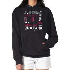 Houston Rockets G-III 4Her by Carl Banks Women's Team Collage Graphic Fleece Pullover Hoodie Black