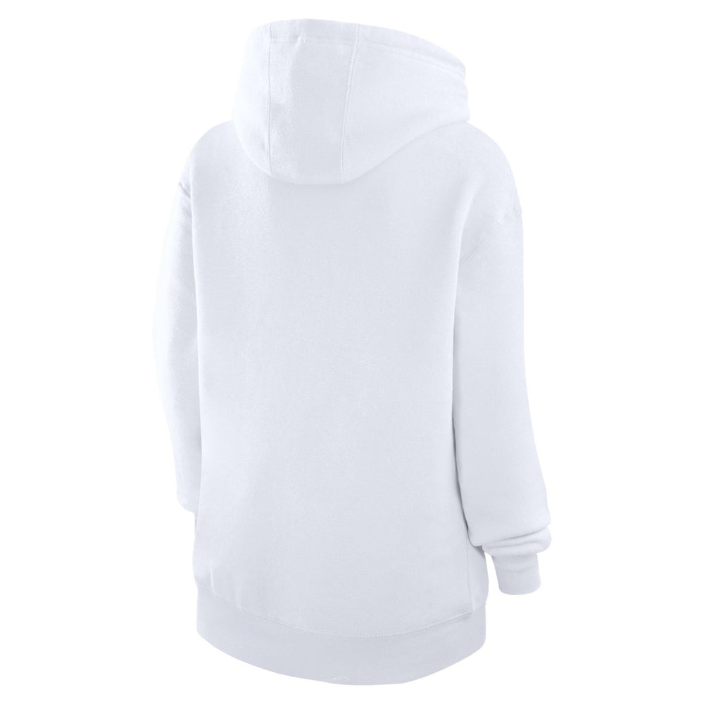 Los Angeles Lakers G-III 4Her by Carl Banks Women's Team Collage Graphic Fleece Pullover Hoodie White