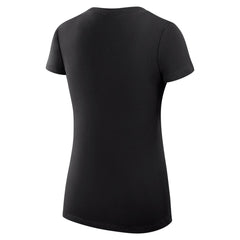 Oklahoma City Thunder G-III 4Her by Carl Banks Women's Super-Slim Fit Lightweight Team Name Collage Graphic V-Neck T-Shirt Black