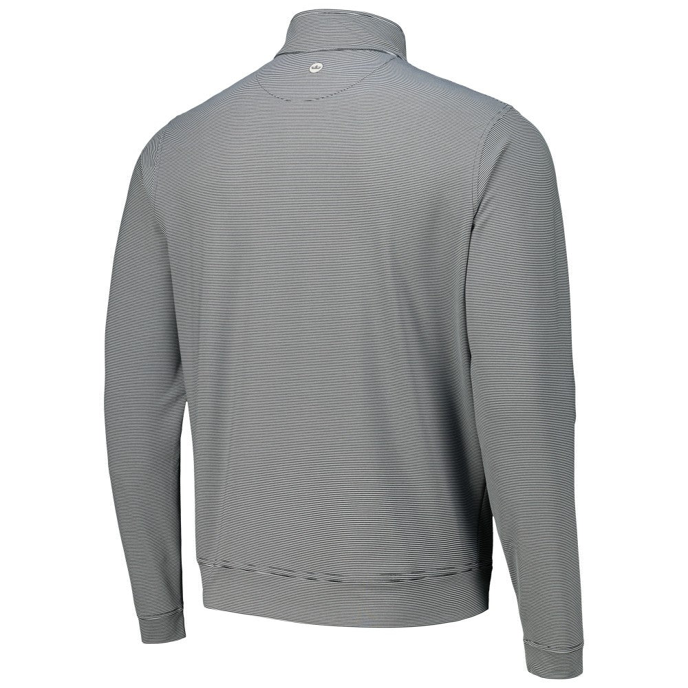 Cincinnati Reds Peter Millar Perth Sugar Stripe Performance Quarter-Zip Top Sale
