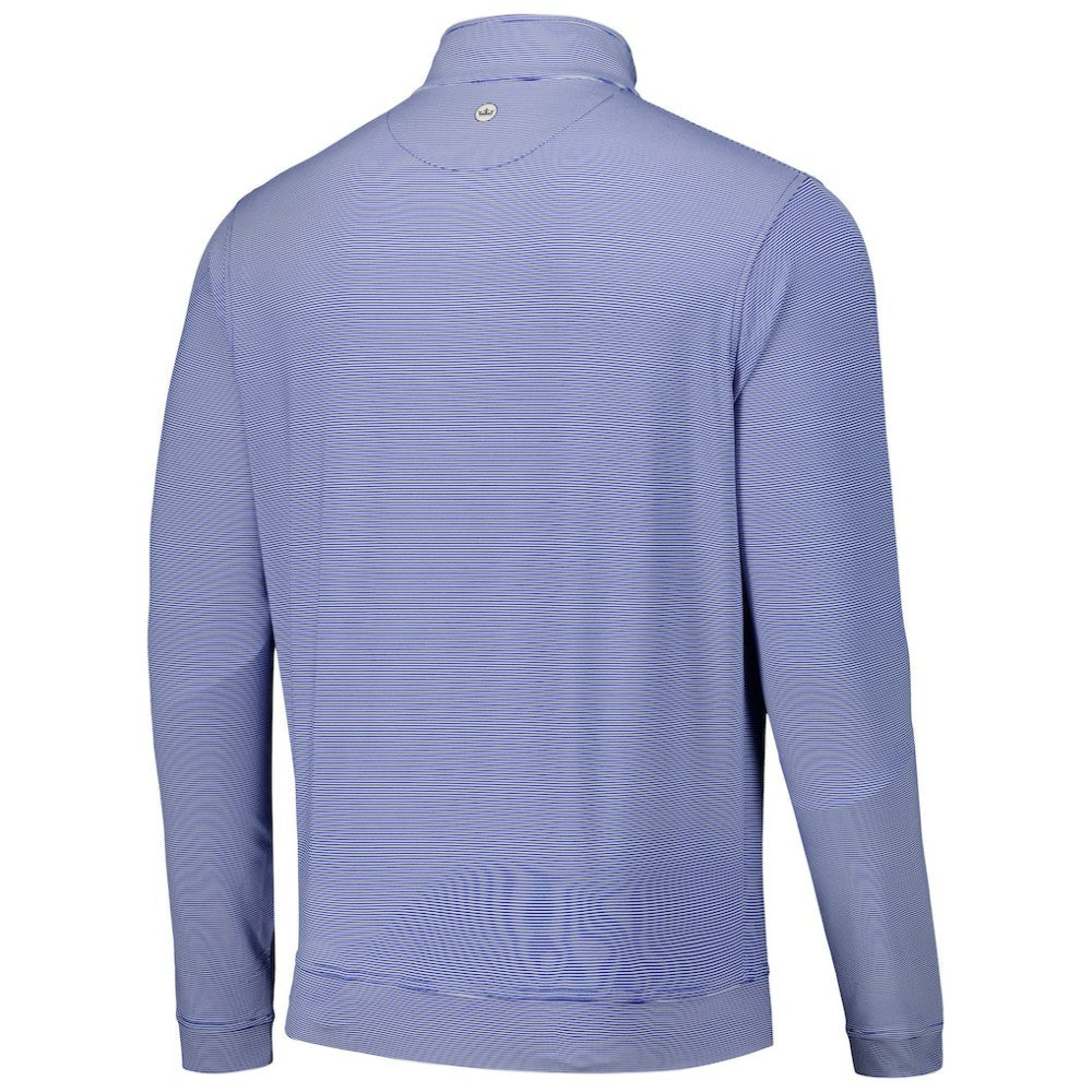 Los Angeles Dodgers Peter Millar Perth Sugar Stripe Performance Quarter-Zip Top for sale