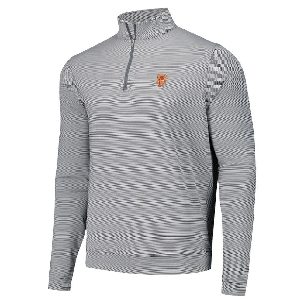 San Francisco Giants Peter Millar Perth Sugar Stripe Performance Quarter-Zip Top Near Me