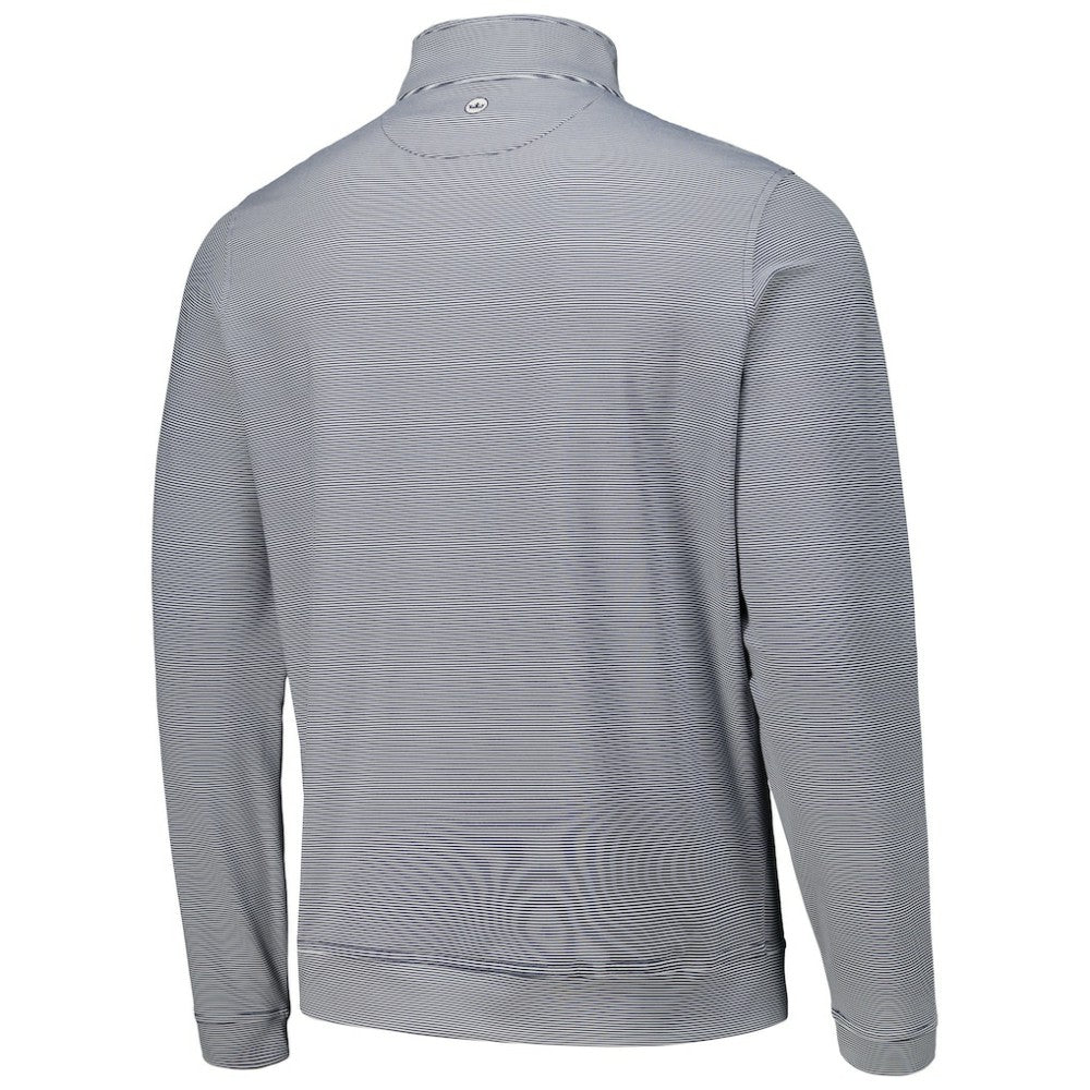 St. Louis Cardinals Peter Millar Perth Sugar Stripe Performance Quarter-Zip Top Outlet