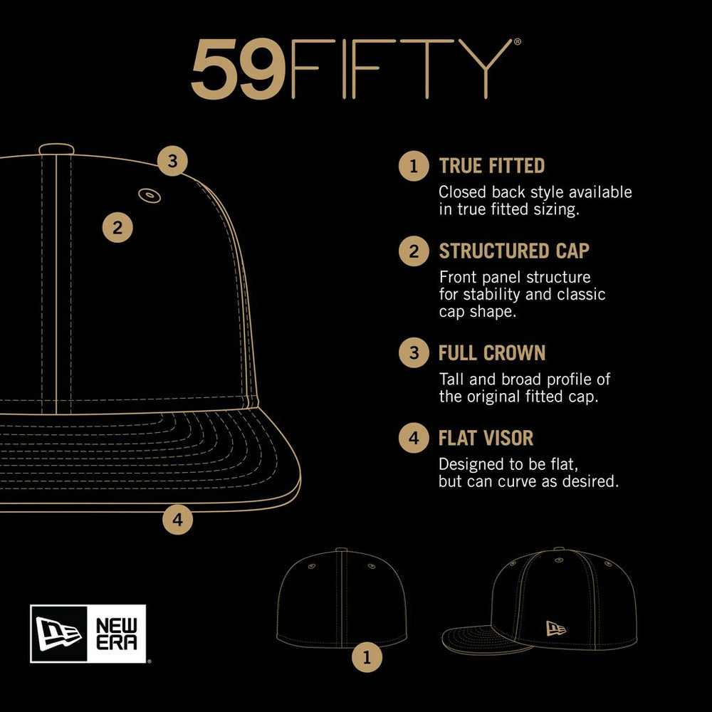 Los Angeles Chargers New Era Stoney 59FIFTY Fitted Hat - NFL