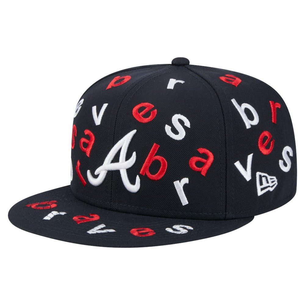 Atlanta Braves New Era Team Confetti 59FIFTY Fitted Hat Sale