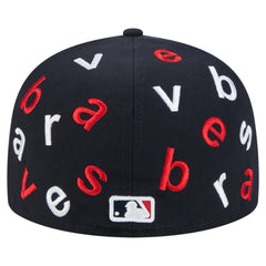 Atlanta Braves New Era Team Confetti 59FIFTY Fitted Hat Sale