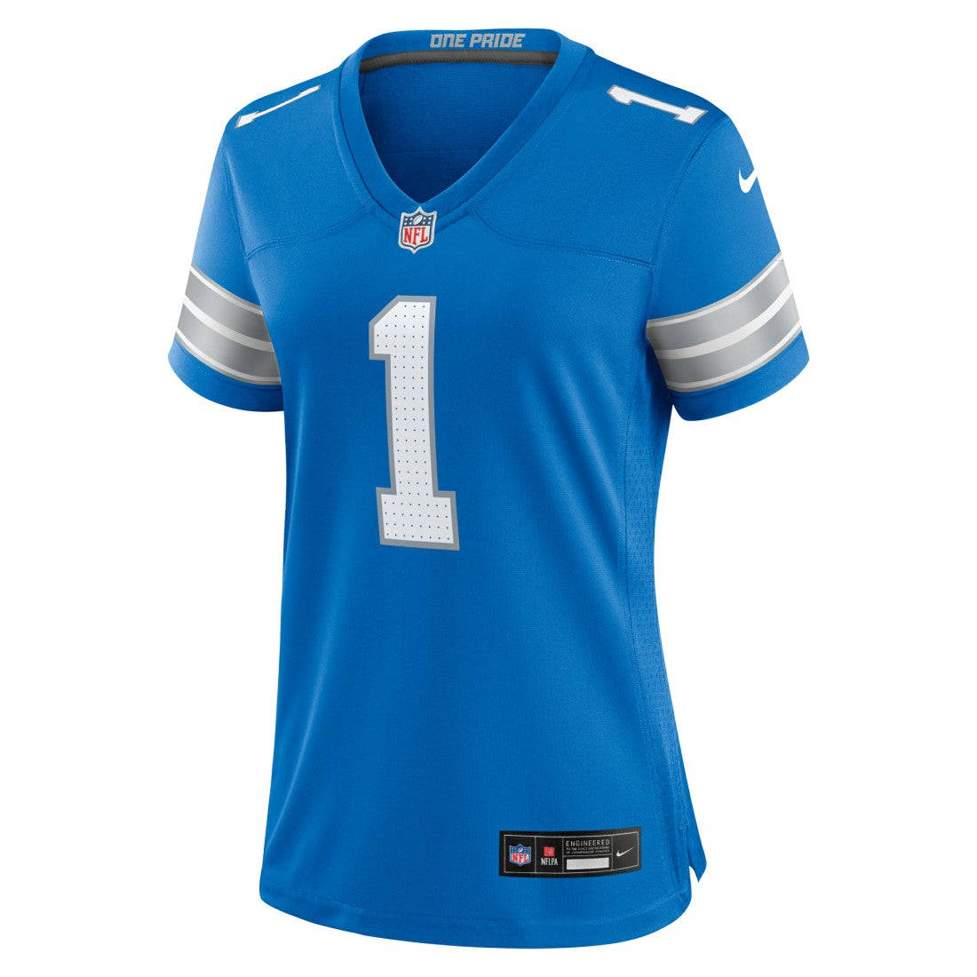 Number 1 Mom Detroit Lions Game Jersey - Blue - Nike