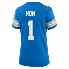 Number 1 Mom Detroit Lions Game Jersey - Blue - Nike