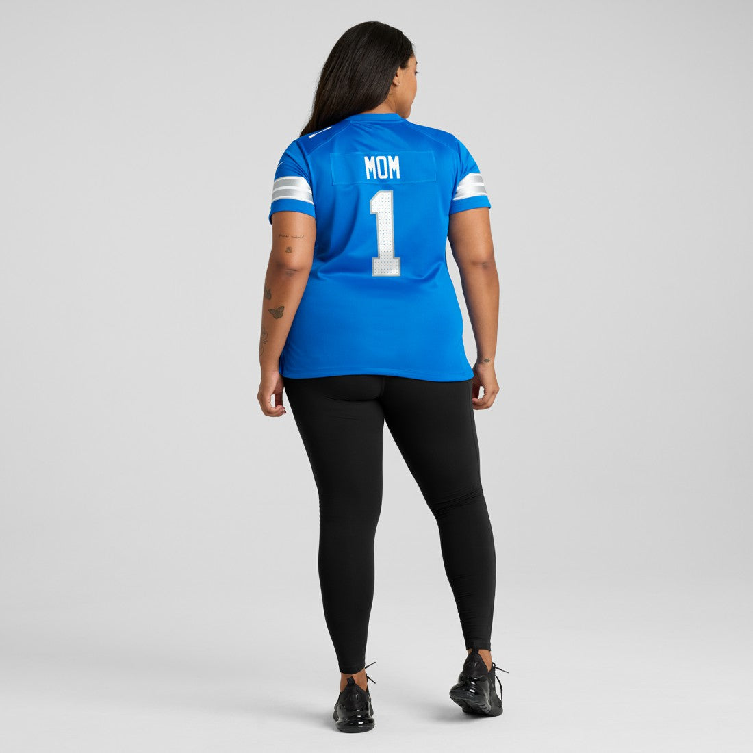 Number 1 Mom Detroit Lions Game Jersey - Blue - Nike