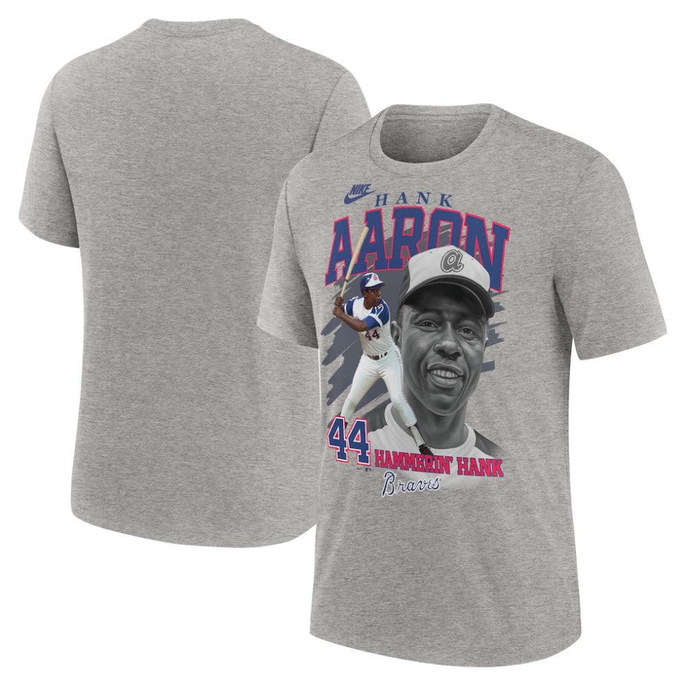 Hank Aaron Atlanta Braves Nike Cooperstown Collection Player Local T-Shirt Discount