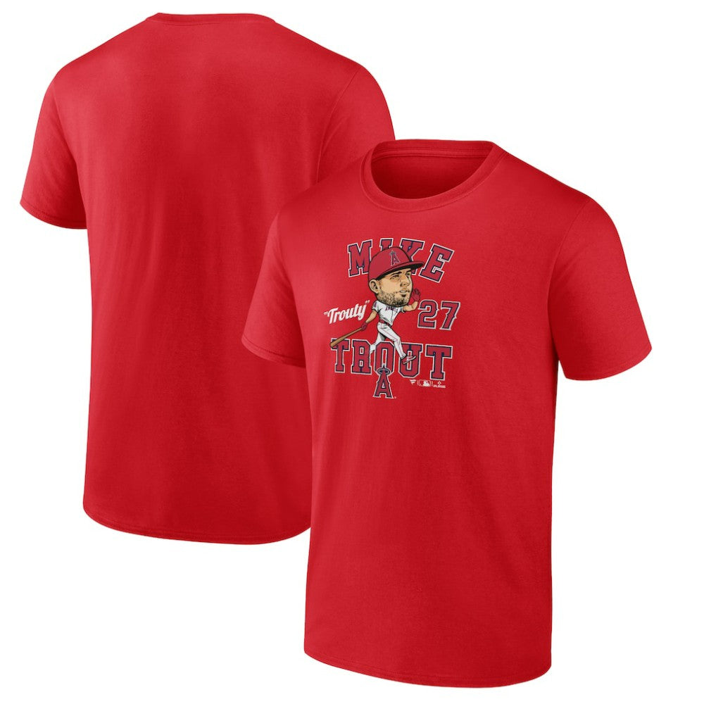 Mike Trout Los Angeles Angels Fanatics Hometown Caricature T-Shirt Near Me