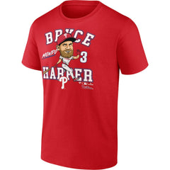 Bryce Harper Philadelphia Phillies Fanatics Hometown Caricature T-Shirt Near Me