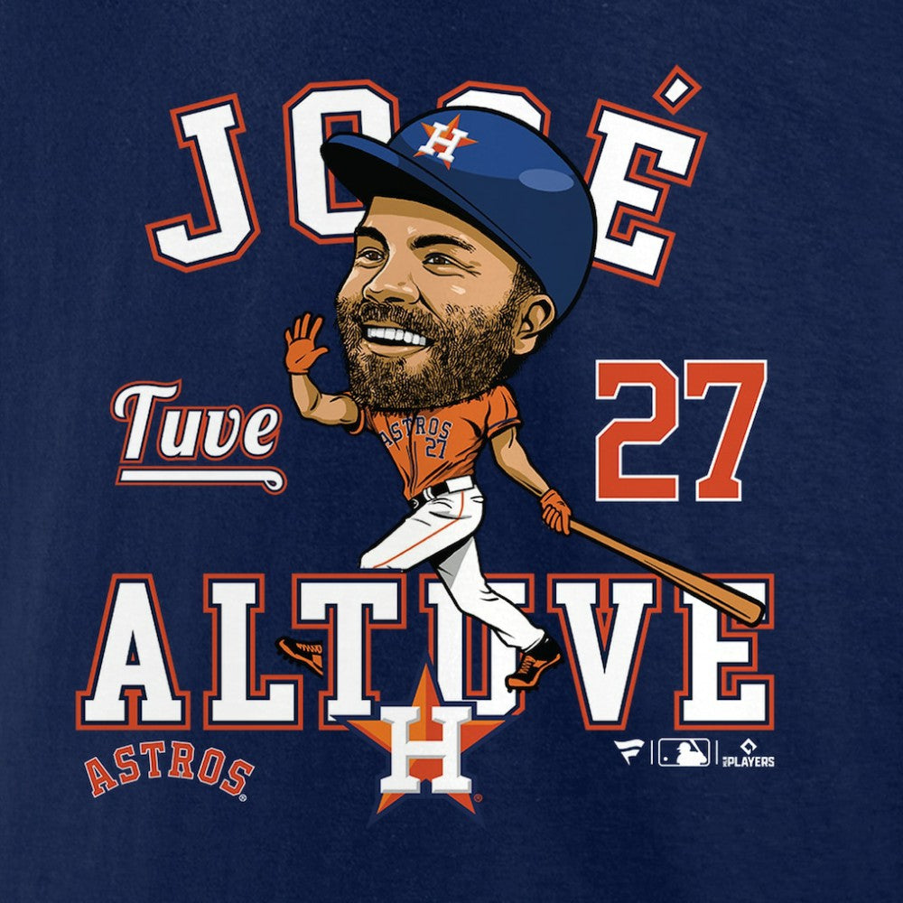 Jose Altuve Houston Astros Fanatics Hometown Caricature T-Shirt for sale