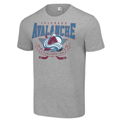 Colorado Avalanche Starter Team Logo Graphic T-Shirt - Heather Gray | NHL Lifestyle