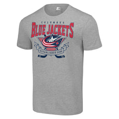 Columbus Blue Jackets Starter Team Logo Graphic T-Shirt - Heather Gray | NHL near me