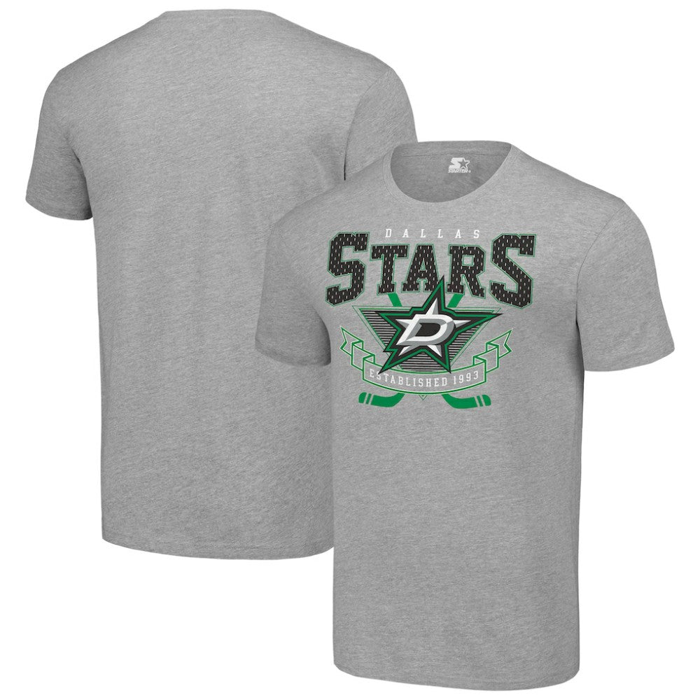 Dallas Stars Starter Team Logo Graphic T-Shirt - Heather Gray | NHL near me