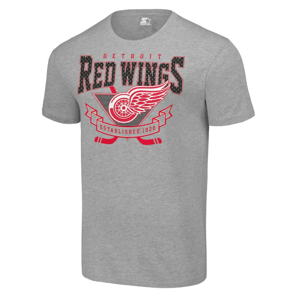 Detroit Red Wings Starter Team Logo Graphic T-Shirt - Heather Gray | NHL near me