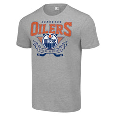 Edmonton Oilers Starter Team Logo Graphic T-Shirt - Heather Gray | NHL online