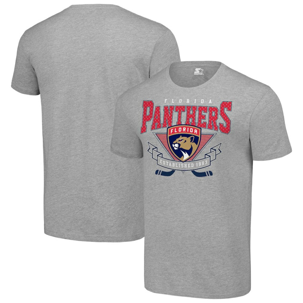 Florida Panthers Starter Team Logo Graphic T-Shirt - Heather Gray | NHL online