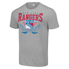 New York Rangers Starter Team Logo Graphic T-Shirt - Heather Gray | NHL near me