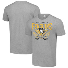 Pittsburgh Penguins Starter Team Logo Graphic T-Shirt - Heather Gray | NHL discount