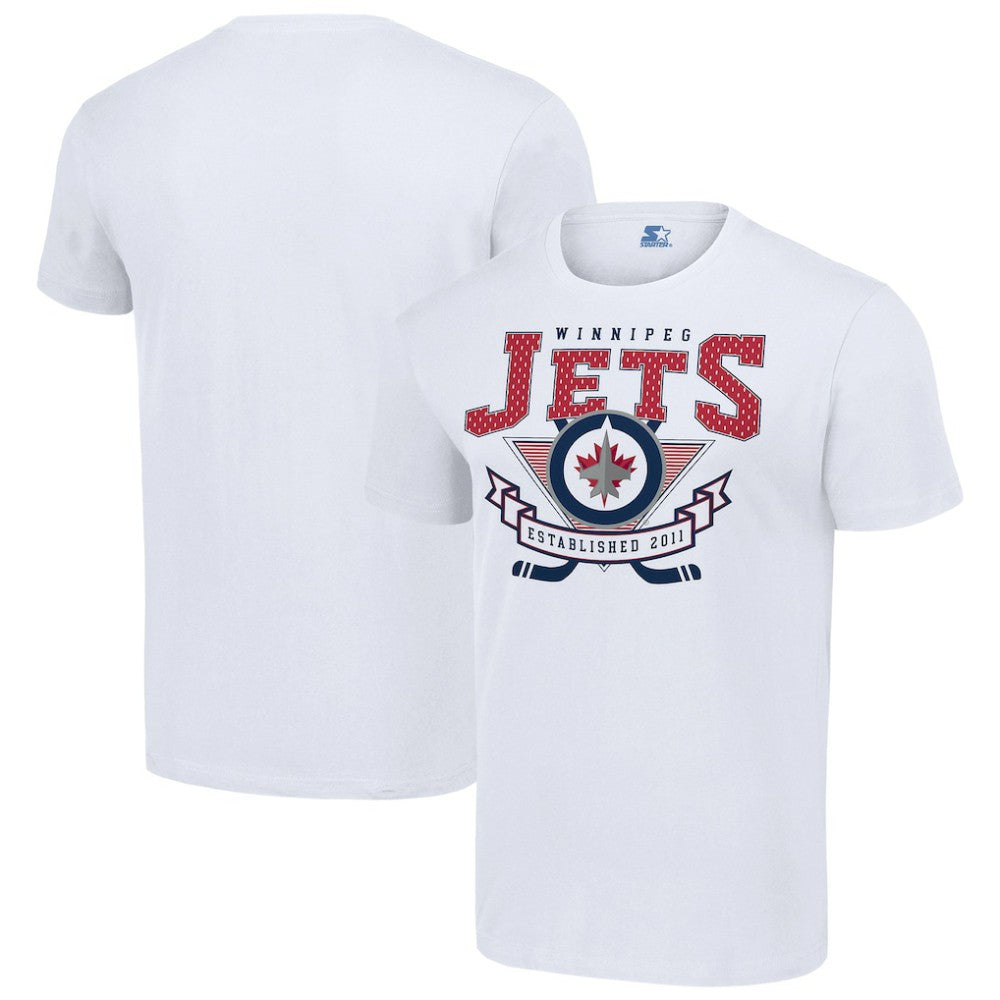 Winnipeg Jets Starter Team Logo Graphic T-Shirt - White | NHL near me