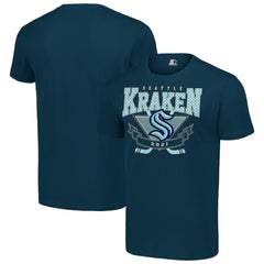 Seattle Kraken Starter Team Logo Graphic T-Shirt - Deep Sea Blue | NHL discount