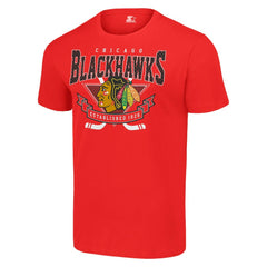 Chicago Blackhawks Starter Team Logo Graphic T-Shirt - Red | NHL Lifestyle