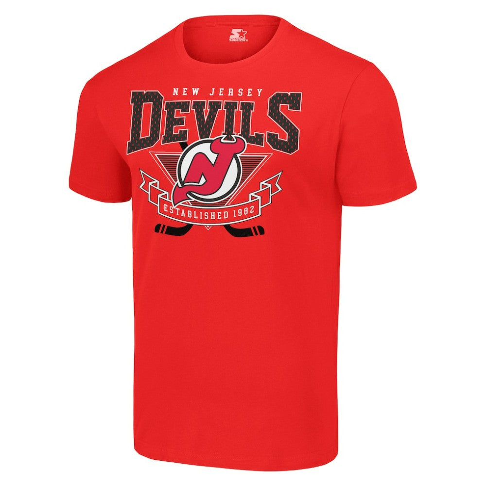 New Jersey Devils Starter Team Logo Graphic T-Shirt - Red | NHL on sale