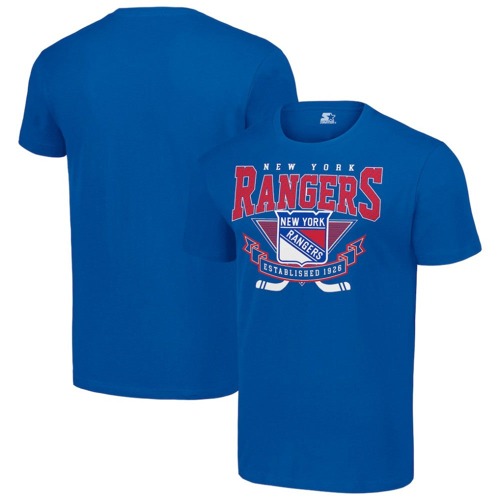 New York Rangers Starter Team Logo Graphic T-Shirt - Blue | NHL discount