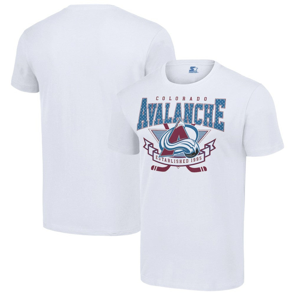 Colorado Avalanche Starter Team Logo Graphic T-Shirt - White | NHL Clearance