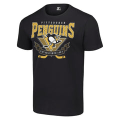 Pittsburgh Penguins Starter Team Logo Graphic T-Shirt - Black | NHL near me