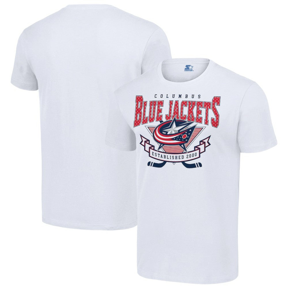 Columbus Blue Jackets Starter Team Logo Graphic T-Shirt - White | NHL sale