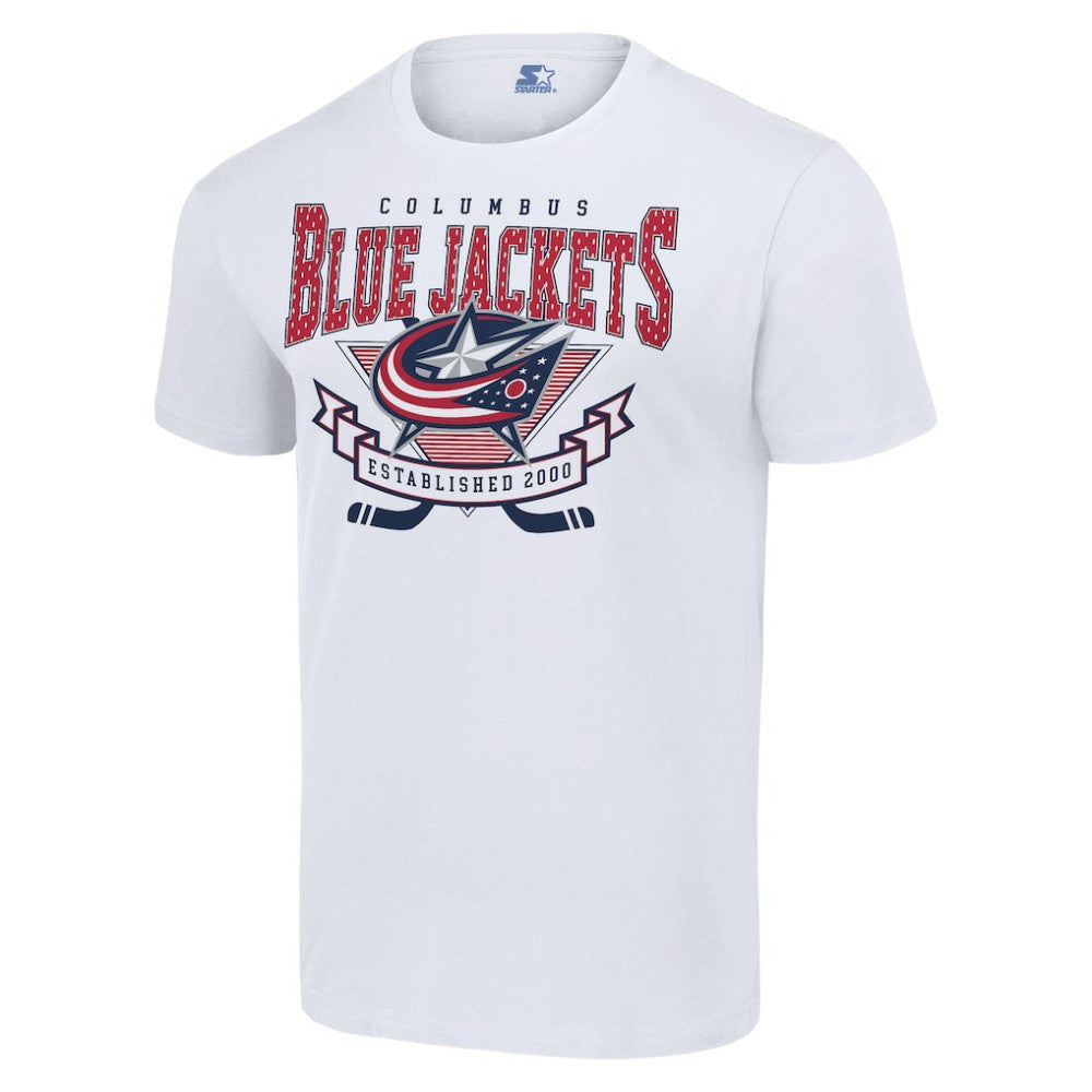 Columbus Blue Jackets Starter Team Logo Graphic T-Shirt - White | NHL sale