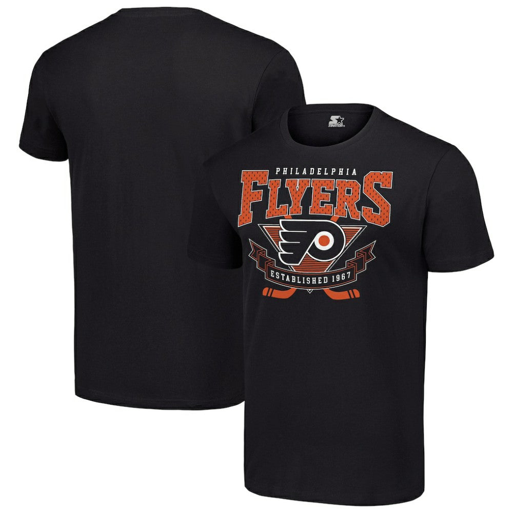 Philadelphia Flyers Starter Team Logo Graphic T-Shirt - Black | NHL online