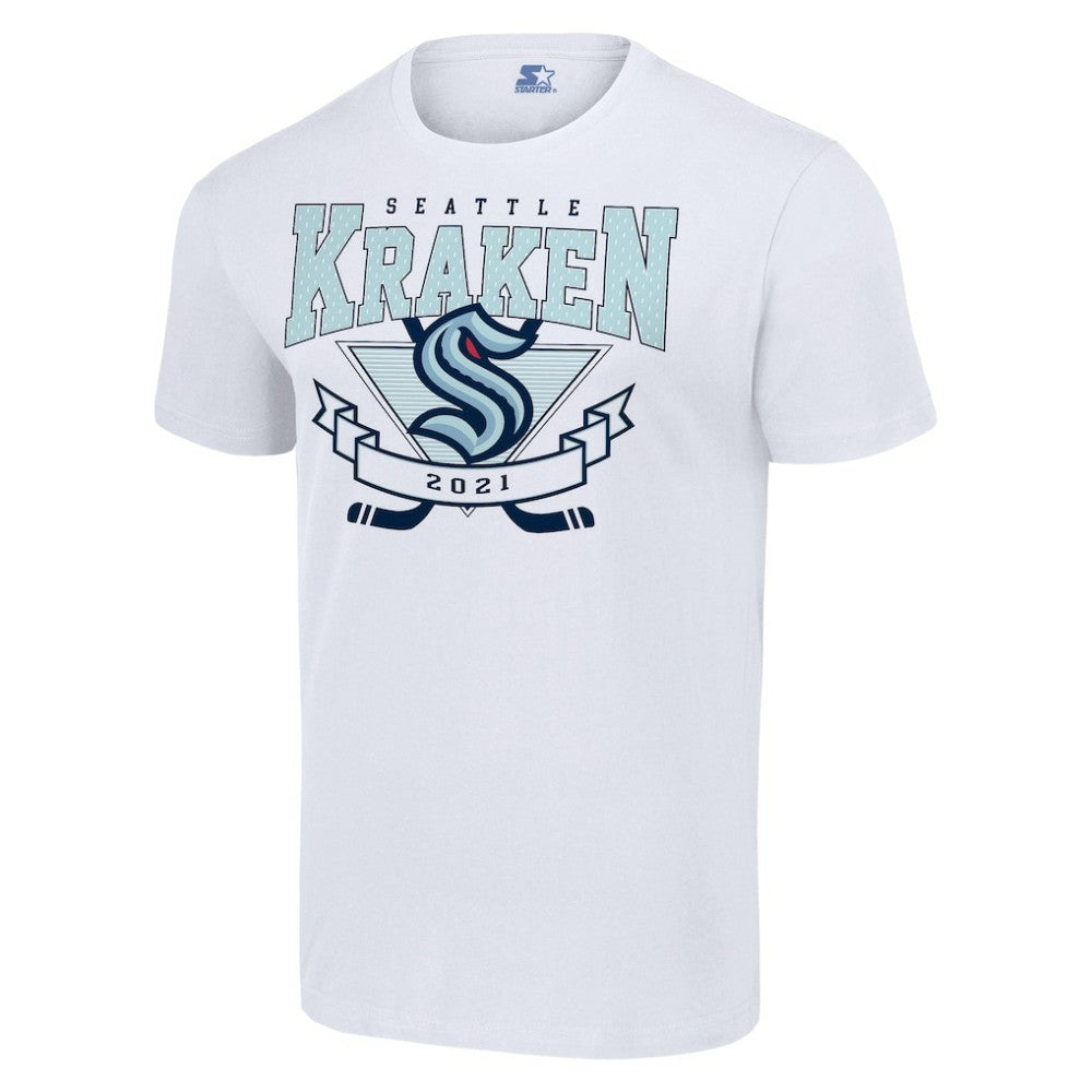 Seattle Kraken Starter Team Logo Graphic T-Shirt - White | NHL sale