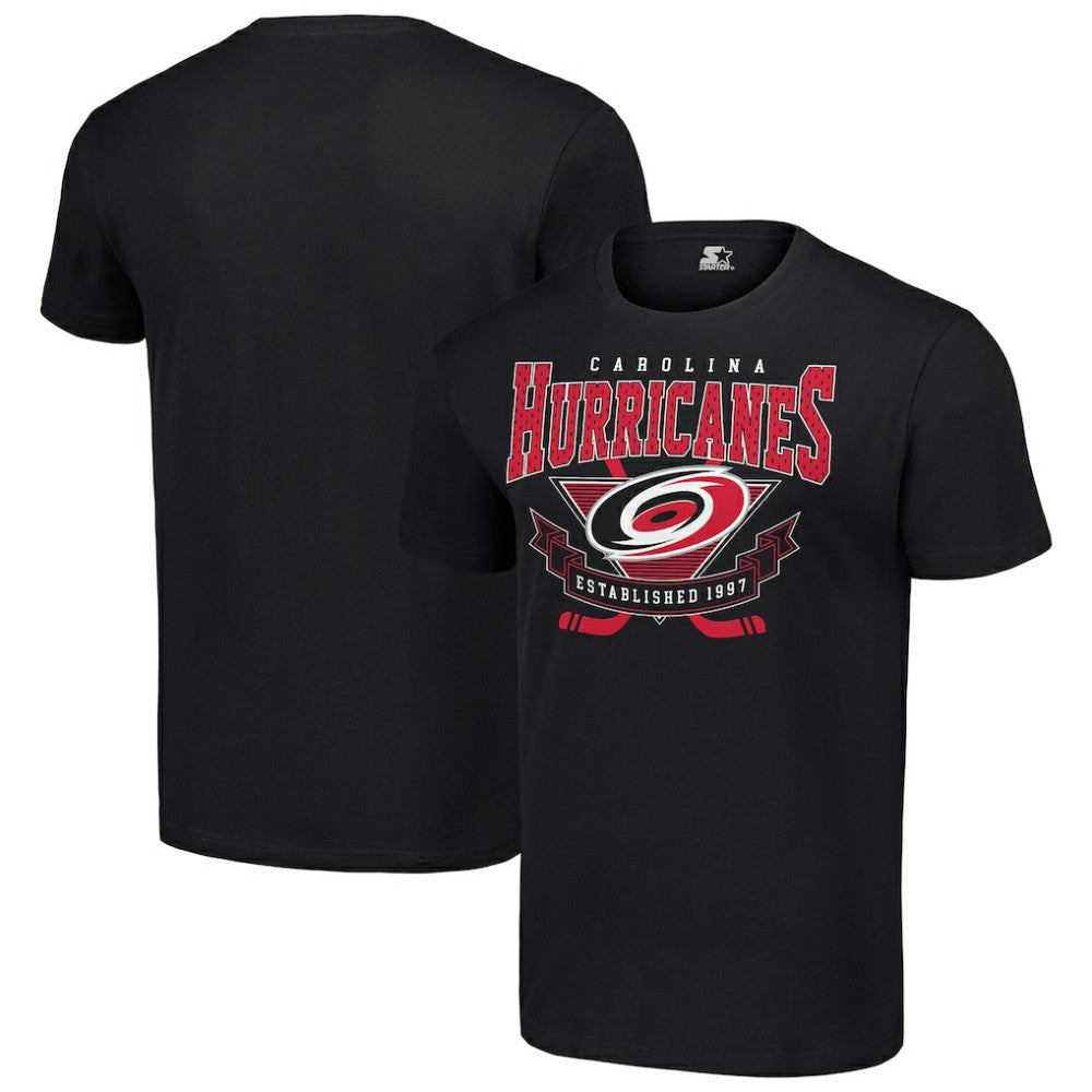 Carolina Hurricanes Starter Team Logo Graphic T-Shirt - Black | NHL Clearance