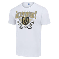 Vegas Golden Knights Starter Team Logo Graphic T-Shirt - White | NHL Lifestyle
