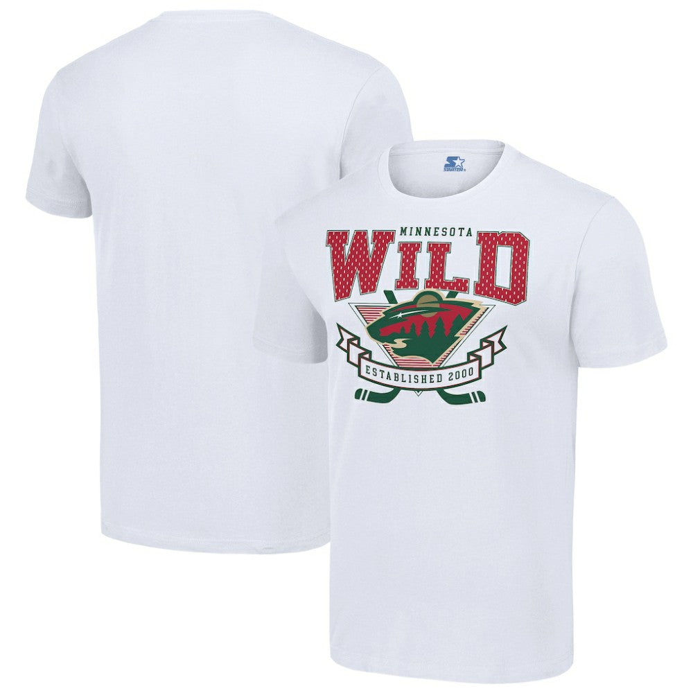 Minnesota Wild Starter Team Logo Graphic T-Shirt - White | NHL online