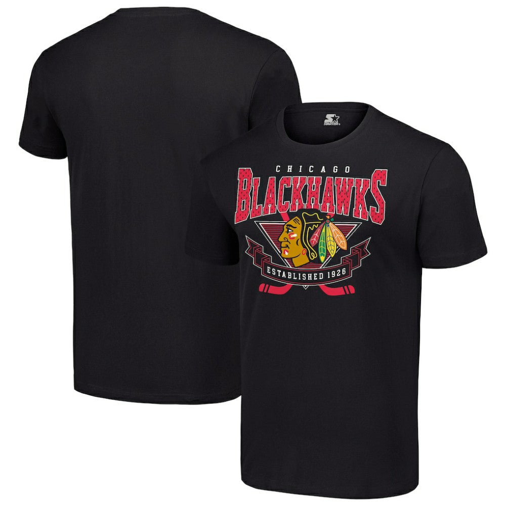 Chicago Blackhawks Starter Team Logo Graphic T-Shirt - Black | NHL on sale