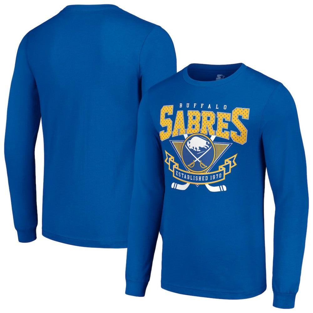 Buffalo Sabres Starter Team Logo Graphic Long Sleeve T-Shirt - Royal | NHL sale