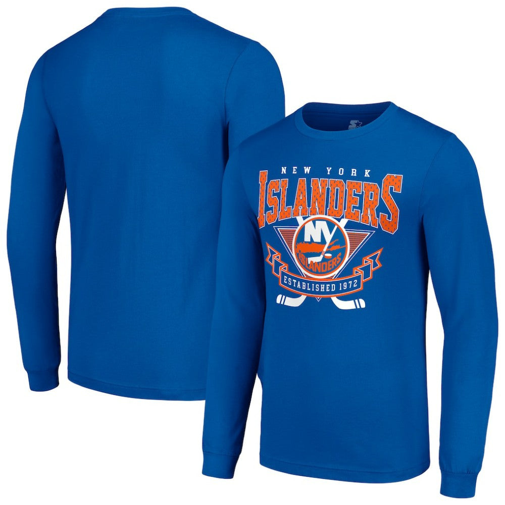 New York Islanders Starter Team Logo Graphic Long Sleeve T-Shirt - Royal | NHL sale