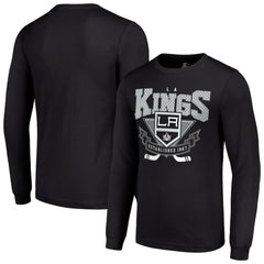 Los Angeles Kings Starter Team Logo Graphic Long Sleeve T-Shirt - Black | NHL Lifestyle
