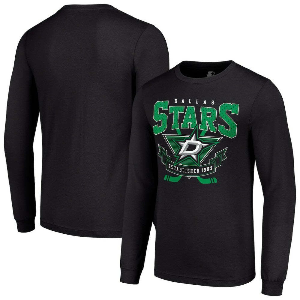 Dallas Stars Starter Team Logo Graphic Long Sleeve T-Shirt - Black | NHL on sale