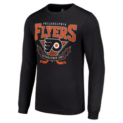 Philadelphia Flyers Starter Team Logo Graphic Long Sleeve T-Shirt - Black | NHL near me