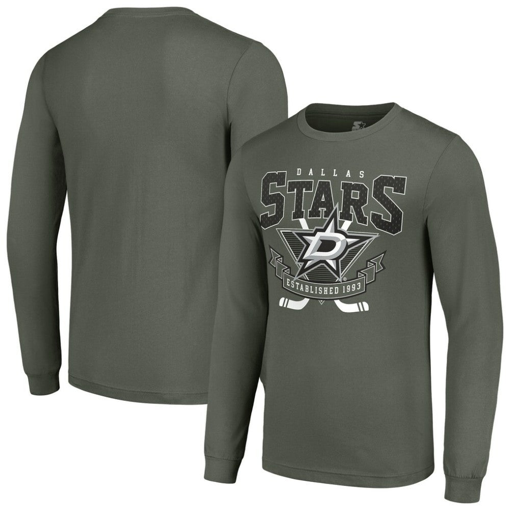 Dallas Stars Starter Team Logo Graphic Long Sleeve T-Shirt - Olive | NHL discount