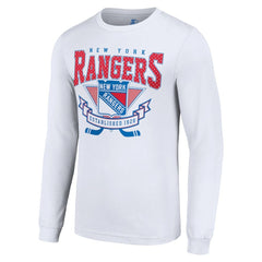 New York Rangers Starter Team Logo Graphic Long Sleeve T-Shirt - White | NHL discount