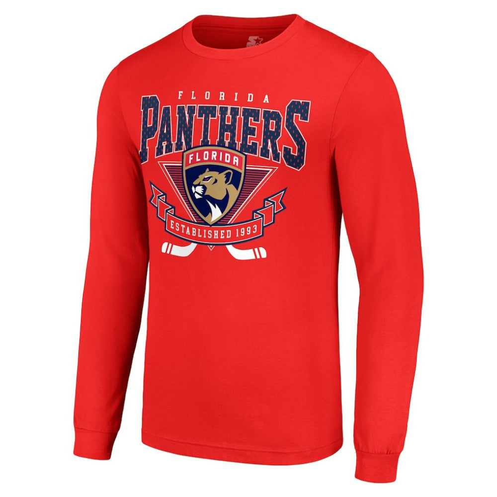 Florida Panthers Starter Team Logo Graphic Long Sleeve T-Shirt - Red | NHL near me