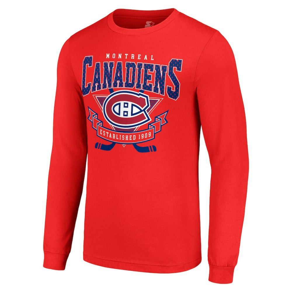 Montreal Canadiens Starter Team Logo Graphic Long Sleeve T-Shirt - Red | NHL on sale